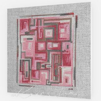 Square card printed with 'What happened there?'