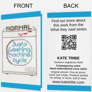 Mini folding card printed with 'Normal' 5 pack