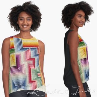 Sleeveless top of Being pulled 2