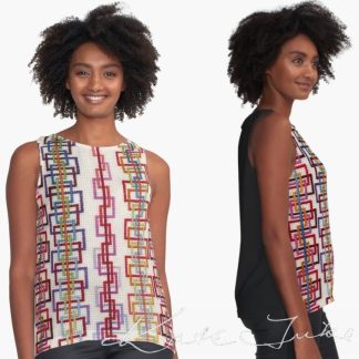 Sleeveless top of Commuter life is complex