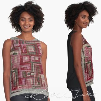 Sleeveless top of 'What happened there?'