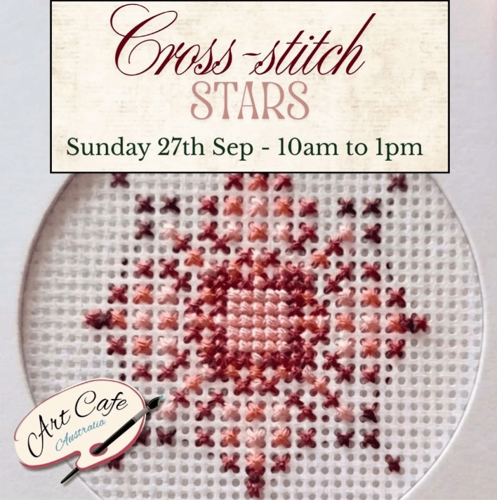 Register for Cross Stitch Stars workshop with Kate Tribe on September 27 in Bowral